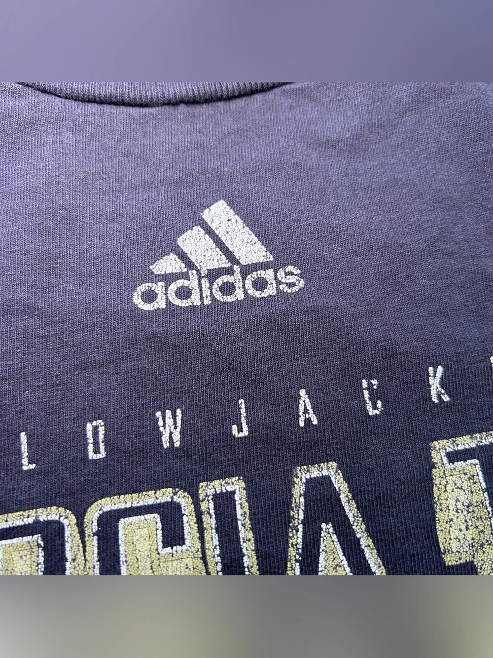 Adidas Georgia Tech Yellow Jackets Men’s Nice Sun Faded T-Shirt Black size Large